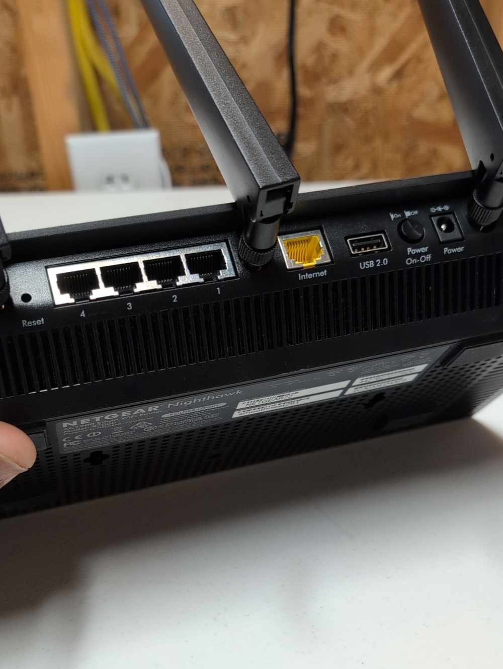 NETGEAR Nighthawk Ac1900..Black Wifi Router (96) - Picture 4 of 6